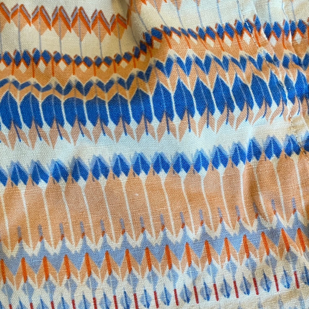 J. Crew Orange and Blue Zigzag Athletic Shorts - Picture 5 of 10